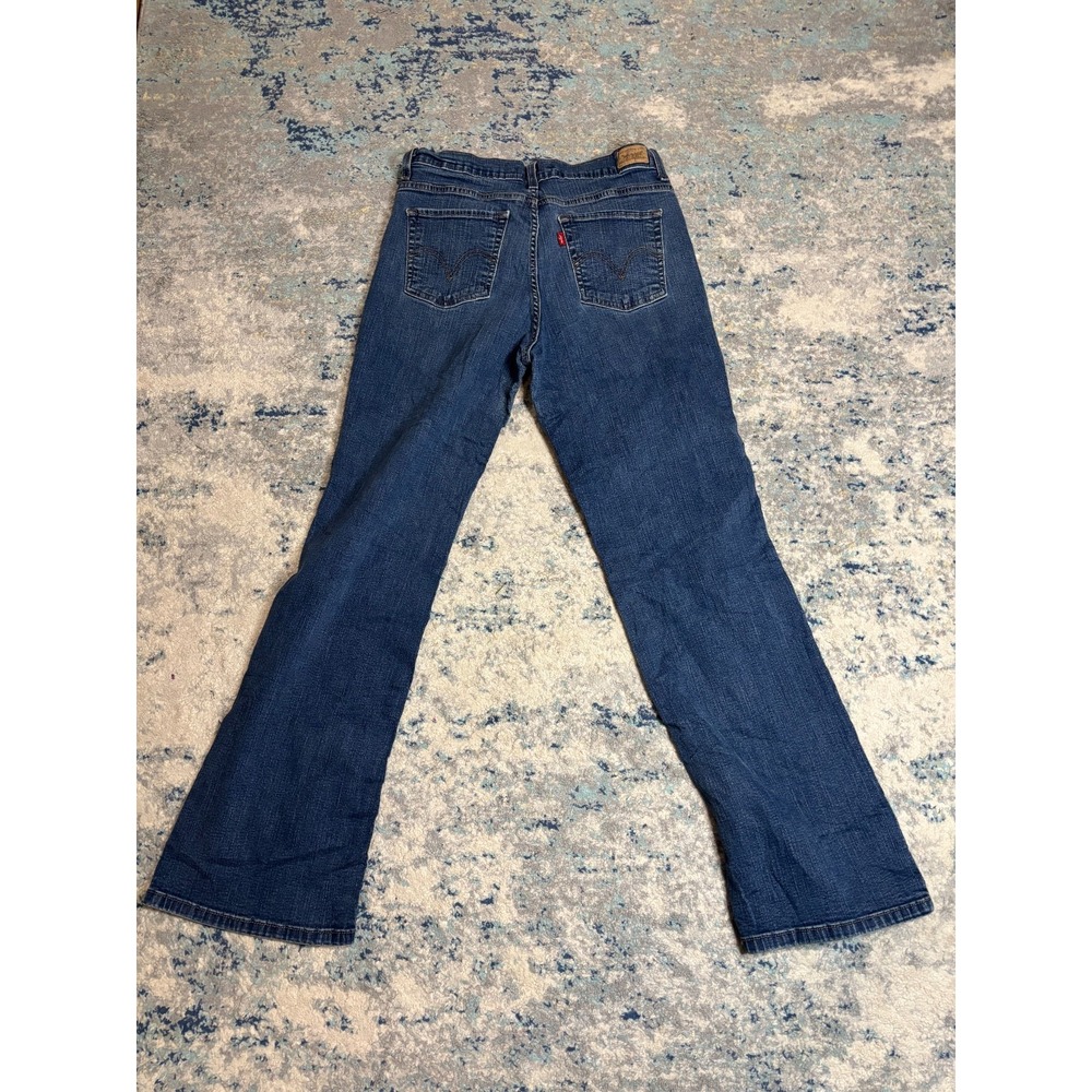 Levi's Women's 512 Bootcut Jeans Size 14M Dark Wash - Picture 5 of 7